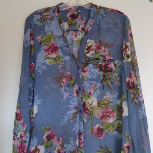 Kut from the Kloth sheer blouse